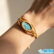 دستبند فیروزه نیشابور مکرومه بافی