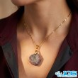 گردنبند گارنت سرخ تامبل راف (بازنجیر استیل) | نماد عشق