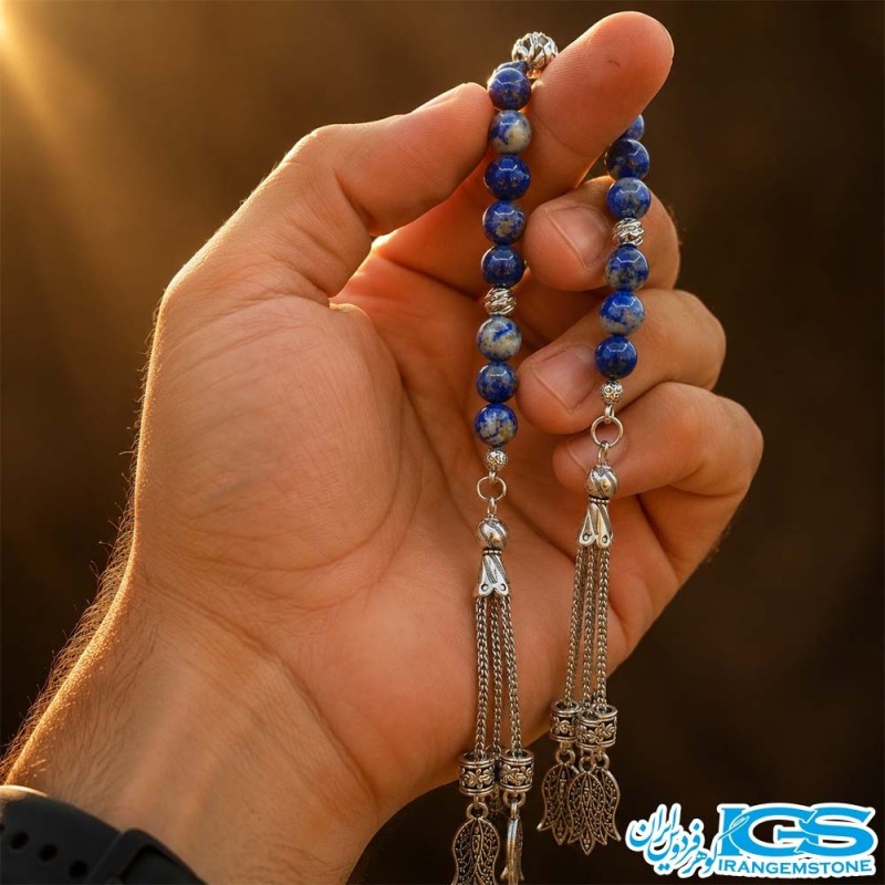 تسبیح زازا لاجورد افغانستان  – آرامش و انرژی مثبت
