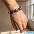 دستبند هفت چاکرا مکرومه بافی