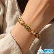 دستبند هفت چاکرا مکرومه بافی
