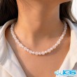 گردنبند رزکوارتز مکرومه بافی اصل | انرژی‌بخش و آرامش‌دهنده