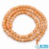 ریسه سنگ کریستال کوارتز نارنجی تراش دار سایز 4
