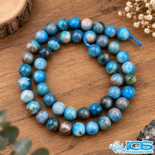 ریسه آپاتیت آبی سایز 8