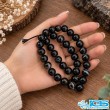 ریسه اونیکس عقیق سیاه سایز 12 گرید A