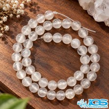 ریسه کوارتز دودی سایز ۸ میلی‌متر برای ساخت دستبند