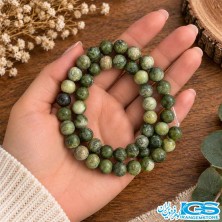 ریسه سنگ یشم سبز ۸ میلی‌متر
