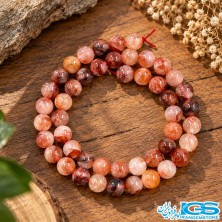ریسه چری کوارتز مهره‌ای سایز 8 میلی‌متر