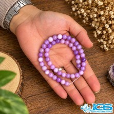 ریسه آمیتیست لوندر تراش دار سایز 8 | تسکین درد