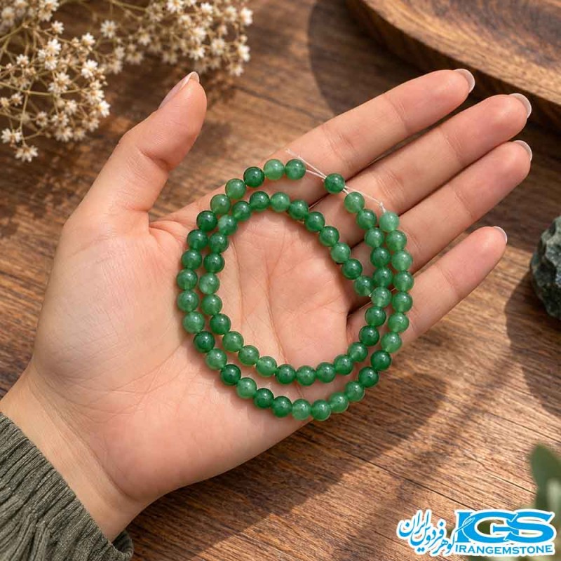 ریسه آونتورین سبز اصل گرید B سایز 6