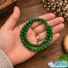 ریسه یشم سبز سایز 8 گرید A | شانس