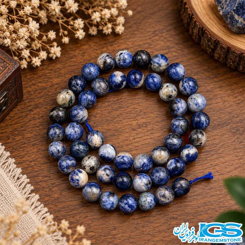 ریسه سنگ سودالیت سایز 8