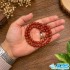 ریسه عقیق کارنلین اصل سایز 8