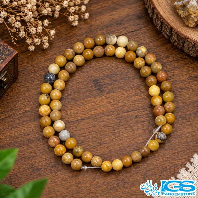 ریسه کوارتز نارنجی اصل گرید A سایز 4 | انرژی خلاقیت