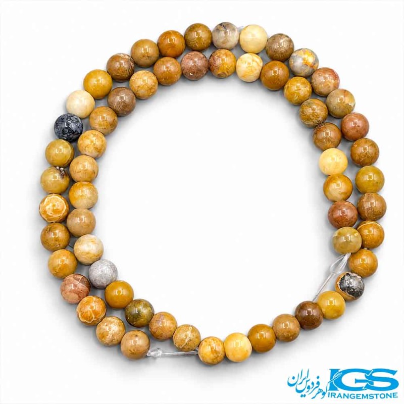 ریسه کوارتز نارنجی اصل گرید A سایز 4 | انرژی خلاقیت