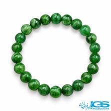 دستبند یشم سبز گریدA کشی | تعادل، آرامش و درخشندگی