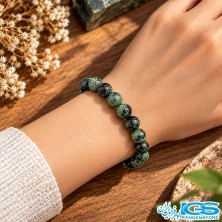 1. دستبند سنگ سرپانتین کشی برای استفاده روزمره