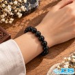 دستبند سنگ اونیکس سایز8 گرید a کشی