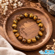 دستبند چشم ببر اصل سایز ۱۰ کشی