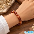 دستبند عقیق سرخ کارنلین اصل | انرژی و شجاعت