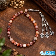تسبیح سنگ چری کریستال کوارتز