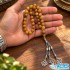 تسبیح سنگ کوارتز نارنجی 33 دانه