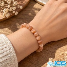 دستبند مون استون نارنجی کشی