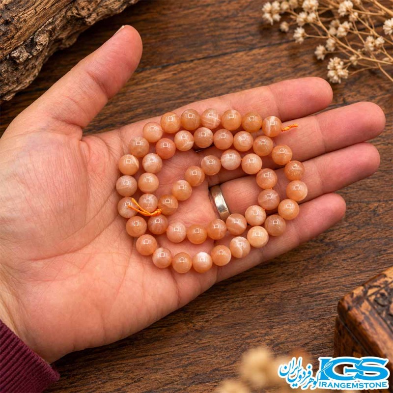 ریسه مون استون هلویی طبیعی