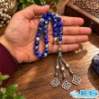 تسبیح لاجورد افغانستان اصل ۳۳ دانه‌ای | آرامش ضد استرس