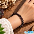 دستبند گارنت لعل سرخ گرید B اصل کشی | عشق و شور زندگی