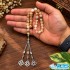 تسبیح سیترین اصل ۳۳ دانه‌ای | سنگ ثروت