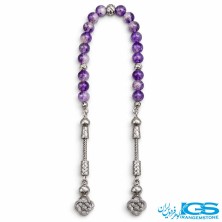 تسبیح زازا آمیتیست مناسب هدیه و استفاده روزمره