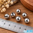 خرج کار توپ ساچمه استیل نقره‌ای سایز 8 | برای ساخت زیورآلات