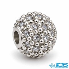 گوی سوفاروسکی نقره ای