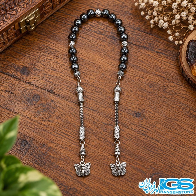 تسبیح زازا هماتیت (حدید) اصل – ضد انرژی منفی