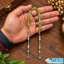 تسبیح زازا شاه مقصود اصل افغانی با مهره‌های سنگی سنتی