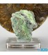 هم رشدی کم یاب سنگ مالاکیت و کریستال کوارتز Malachite and Crystal Quartz