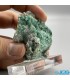 هم رشدی کم یاب سنگ مالاکیت و کریستال کوارتز Malachite and Crystal Quartz