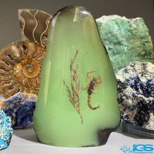 تندیس نماد ماه آبان گوهر شب چراغ سنگ کهربا اصل Amber