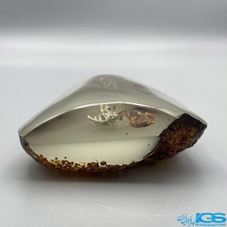 تندیس نماد ماه آبان گوهر شب چراغ سنگ کهربا اصل Amber