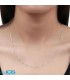 گردنبند زنجیر نقره مدل ونیزی 925 ایتالیا