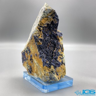 بلور دکوری کلکسیونی سنگ آزوریت تکه ایی از بهشت Azurite