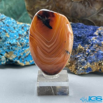 سنگ عقیق سرخ کارنلین دکوری کلکسیونی Agate Carnelian