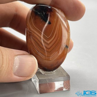 سنگ عقیق سرخ کارنلین دکوری کلکسیونی Agate Carnelian