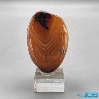 سنگ عقیق سرخ کارنلین دکوری کلکسیونی Agate Carnelian
