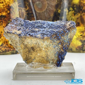 سنگ آزوریت بلور دکوری کلکسیونی تکه ایی از بهشت Azurite