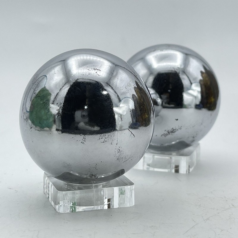 توپ های آرامش فنگ شویی یین یانگ نقره ای Yin Yang Health Balls