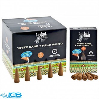 عود مخروطی دست ساز وایت سیج و پالو سانتو