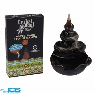 عود مخروطی دست ساز وایت سیج و پالو سانتو