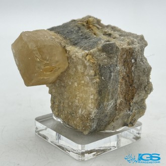 سنگ فلوریت زرد فلئوریت بلور کلکسیونی yellow fluorite